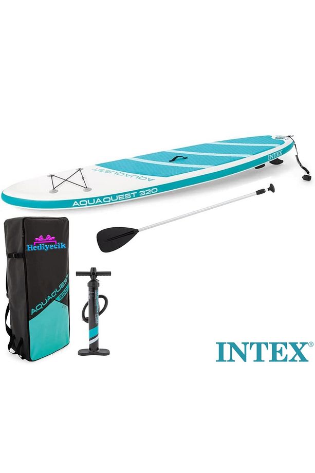 68242 Aqua Quest 320 Sup Paddle Board Seti 320X81X15CM (Sup Paddle Board + Kürek + Pompa) - 6