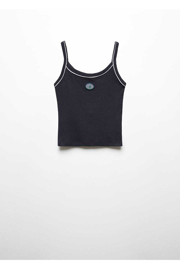 Ribana askılı bluz - 3