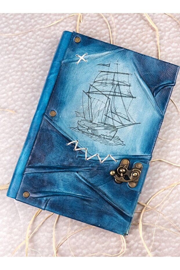 Handmade Genuine Leather Daily Scrapbook Shamua Paper SHIP
