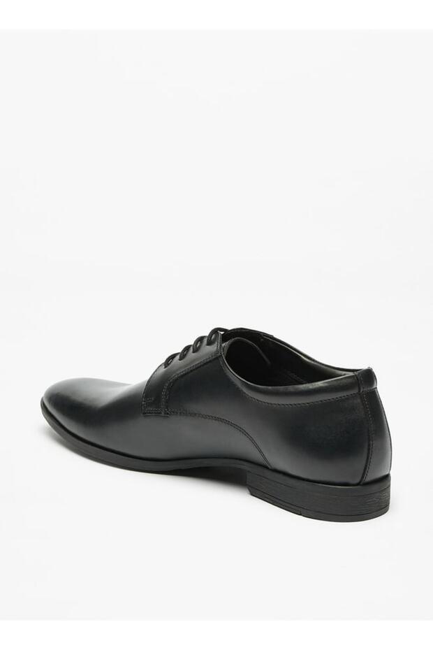 حذاء ديربي مسطح برباط - 2