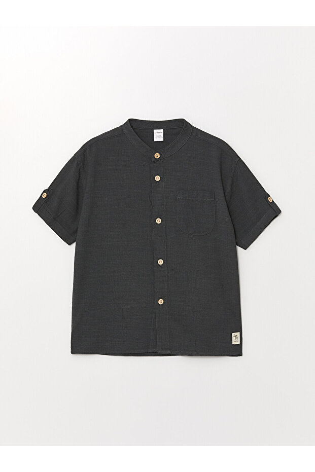LCW Prevailing Collar Short Sleeve Shirt for Baby Boy