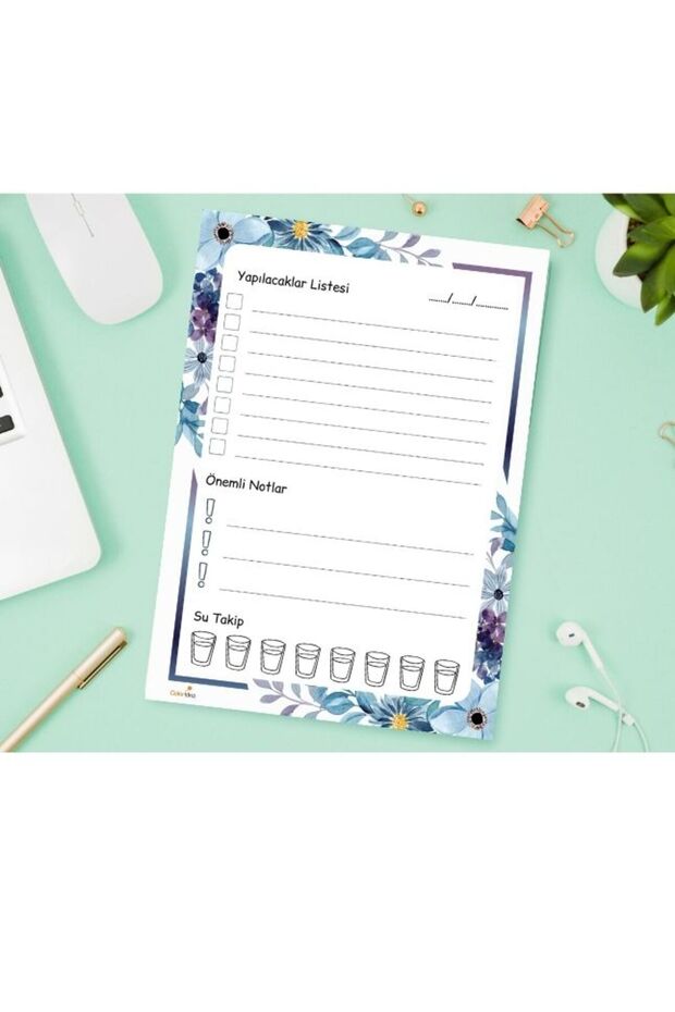 Yapılacaklar Listesi Not Defterim -To Do List - A5 (14X21 cm) - 1