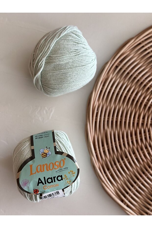 خيوط الحياكة اليدوية Alara Cotton 50 GR - رمز اللون: 1919