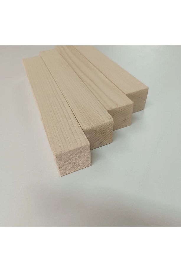 Sineklik Çıtası ahşap 1.7 cm kare (2 adet 95 cm  , 2 adet 80 cm ) - 1