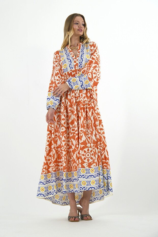 Women's Katleya Model 100% Cotton Summer Dress