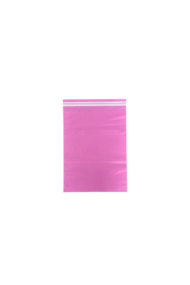 Cepsiz Renkli Kargo Poşeti - 30x37 Cm - Pembe - 100 Adet - 2