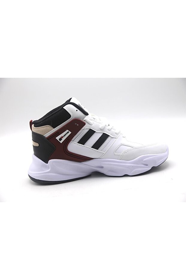 Mp Men's Basketball Sneakers White-burgundy 222-2635