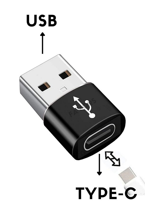 Usb To Type-c 3.0 Veri Aktarımı Otg Çevirici Usb'den Type-c'ye Dönüştürücü Adaptör Yüksek Hızlı - 1