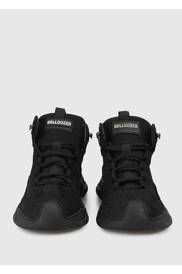 Siyah Deri Erkek Bot - 3