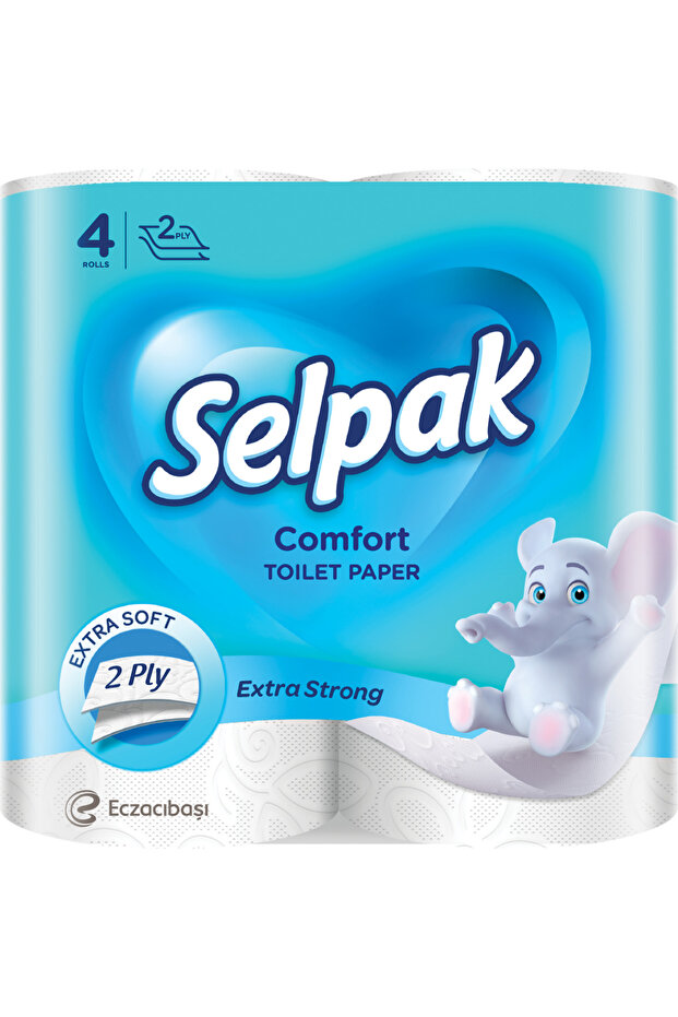 Toilet Paper Comfort 4 Rolls