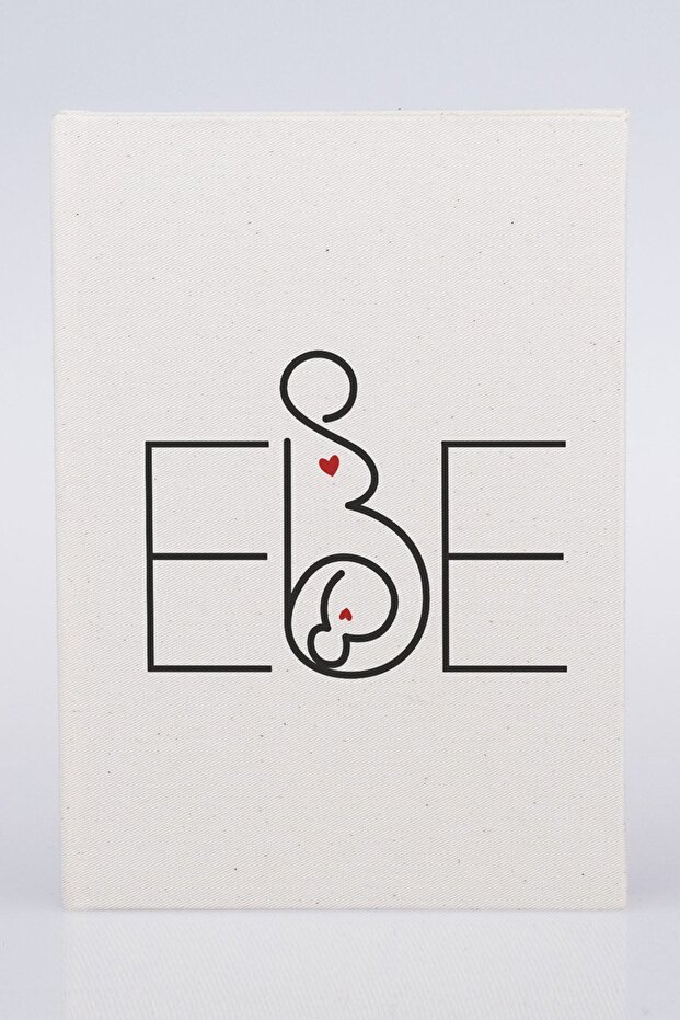 دفتر ملاحظات من القماش بدون خطوط مكون من 100 ورقة بتصميم Ebe - دفتر ملاحظات - 6