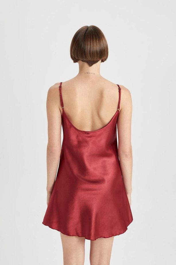 Fall In Love Regular Fit Bisiklet Yaka Askılı Gecelik B6553ax23au - 4
