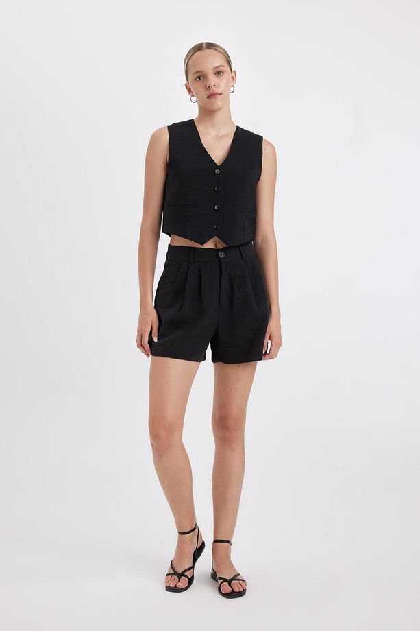 Regular Fit Normal Bel Kısa Paça Modal Şort X4722AZ24HS - 2