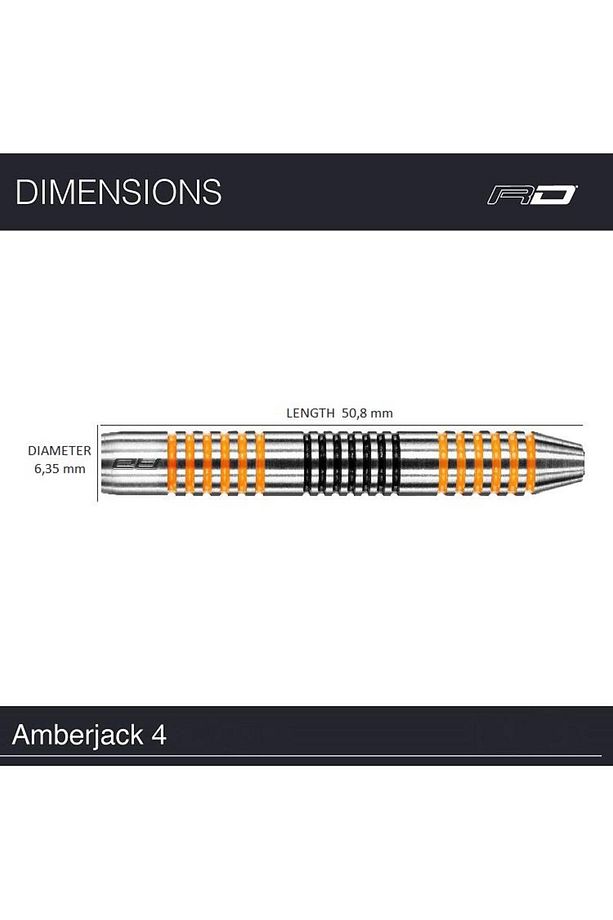 Amberjack 4 % 90 Tungsten Çelik Uçlu Dart Oku - 3