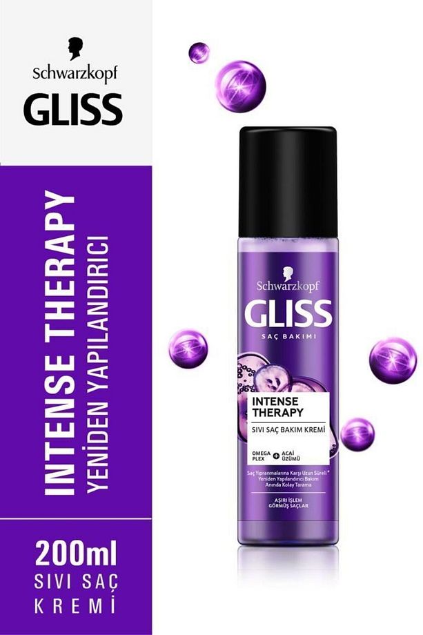 Intense Therapy Yeniden Yapılandırıcı Durulanmayan Sıvı Saç Kremi 200 ml 2'li - 2