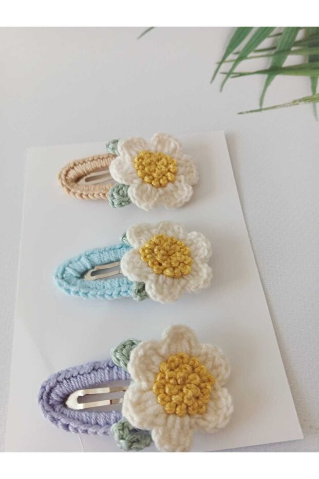 Papatya Embroidery Niche 3-Piece Snap Buckle Set