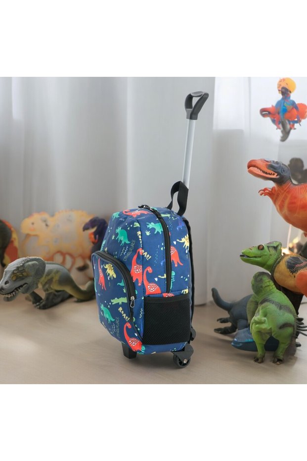 Children's Kindergarten Nursery Drawer Bag 2 Compartments Backpack with Water Bottle Daily Use Printed Preschool Bag