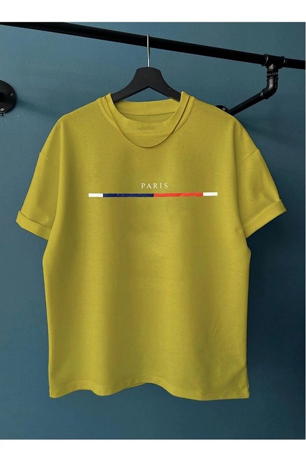Parıs baskılı Regular Tshirt - 1