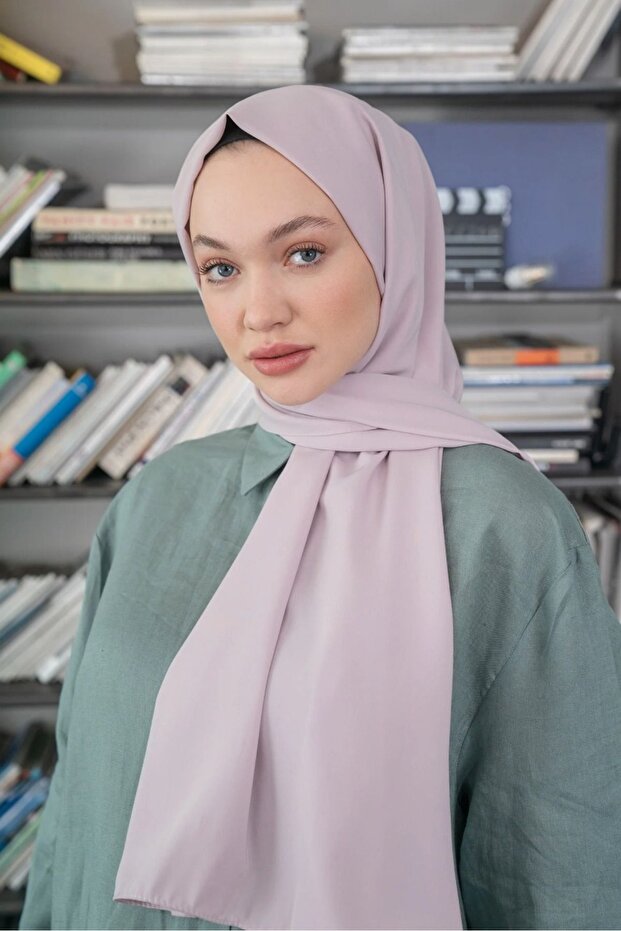 Quality Medina Silk Shawl Soft Powder 190 X70 Sal2306