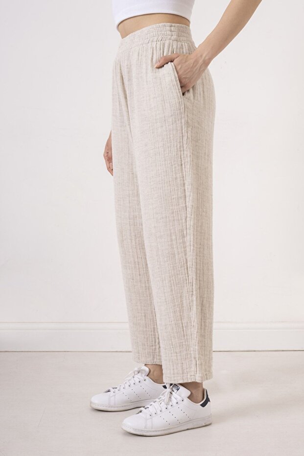 Hemp-muslin Trousers