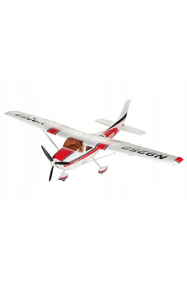 056C Cessna 182, 500 Class, Kırmızı, Brushless 800KV Motorlu, 30A ESC, 11.1V 2200 Mah Li-Po Pi - 1
