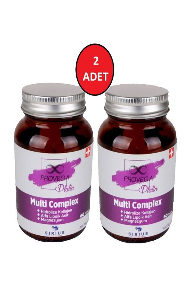 Platin Multi Complex Hidrolize Kolajen Alfa Lipoik Asit Magnezyum Kalsiyum Bor (2 Adet) - 1