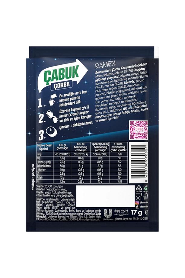 Çabuk Çorba Gececiler Ramen 17 gr - 8