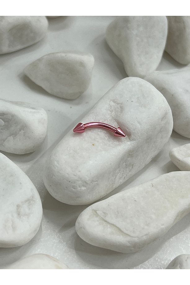 Renkli Kaş Piercing Conch Nipple Smiley Septum Surface Göbek Kıkırdak Forward Tragus Helix Piercing - 1
