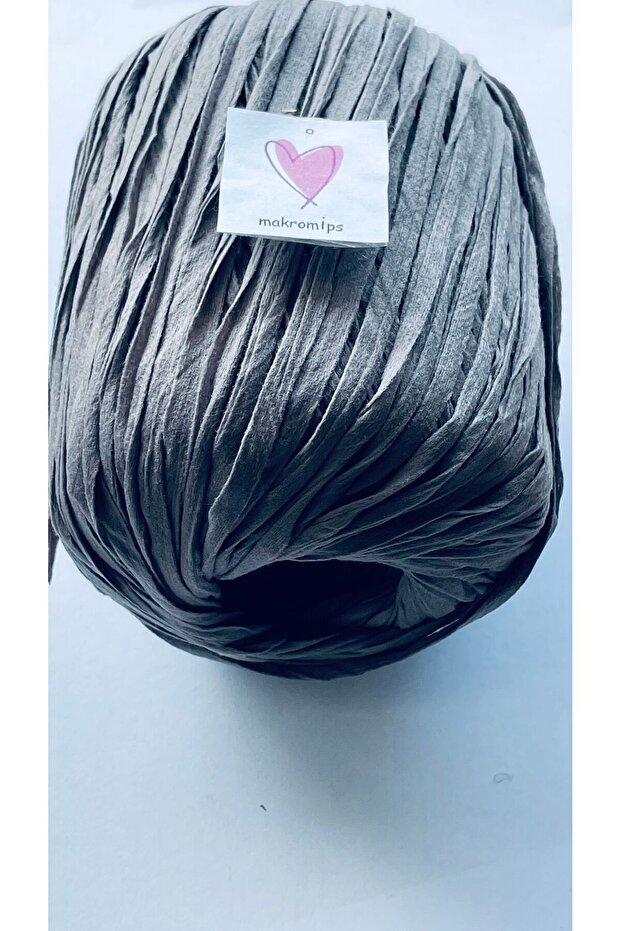 PREMİUM SOFT RAFFİA İP 50 gr 65 m YUMUŞAK DOĞAL EBRULİ RAFYA ÇANTA İPİ KAĞIT İP  EL ÖRGÜ HOBİ - 3