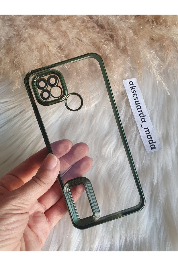 Realme C21 Compatible Case with Camera Lens Laser Cut Logo Detail