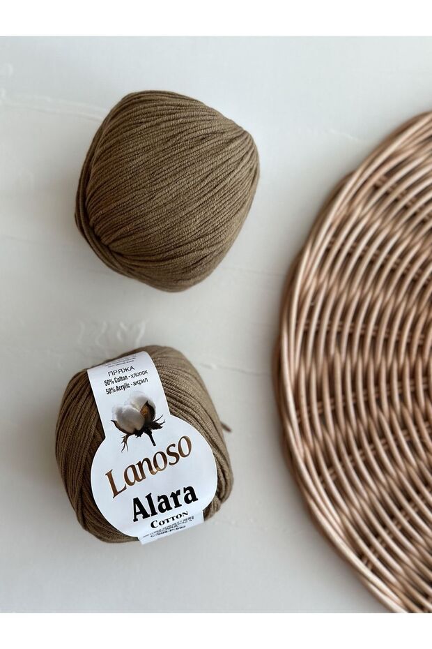 خيوط الحياكة اليدوية Alara Cotton 50 GR - رمز اللون: 908