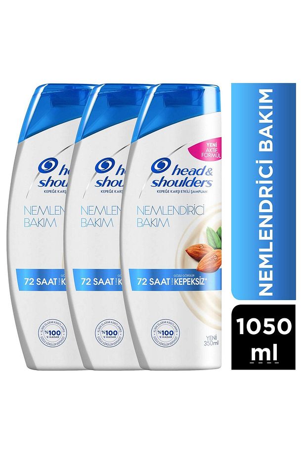 Head & Shoulders Nemlendirici Bakım Şampuan X 3 Adet - 1