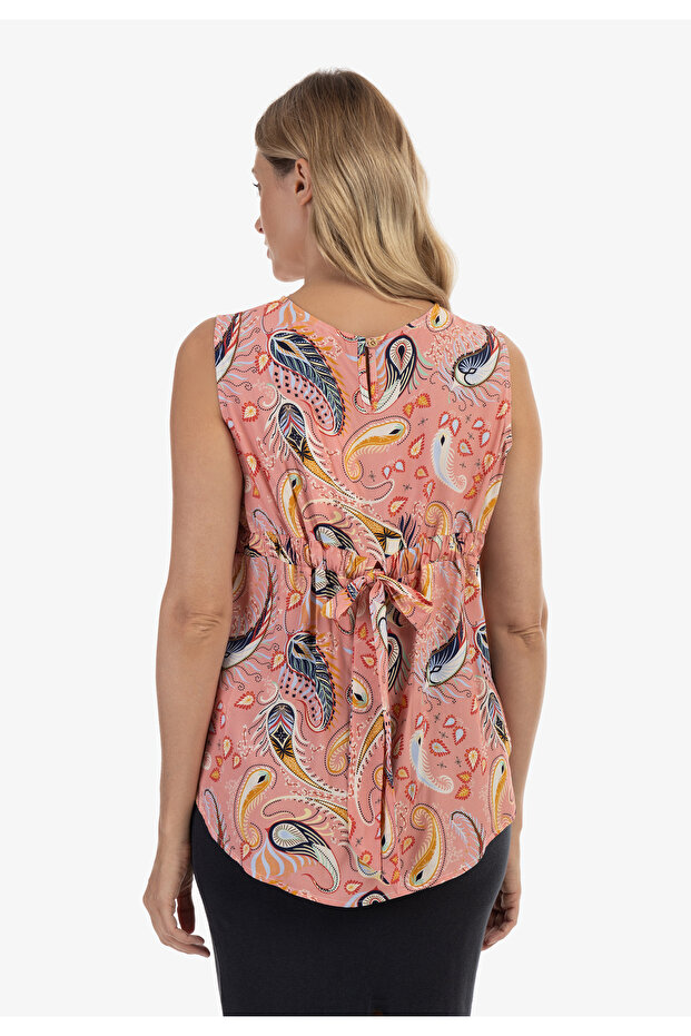 Blusentop ärmellos - 4