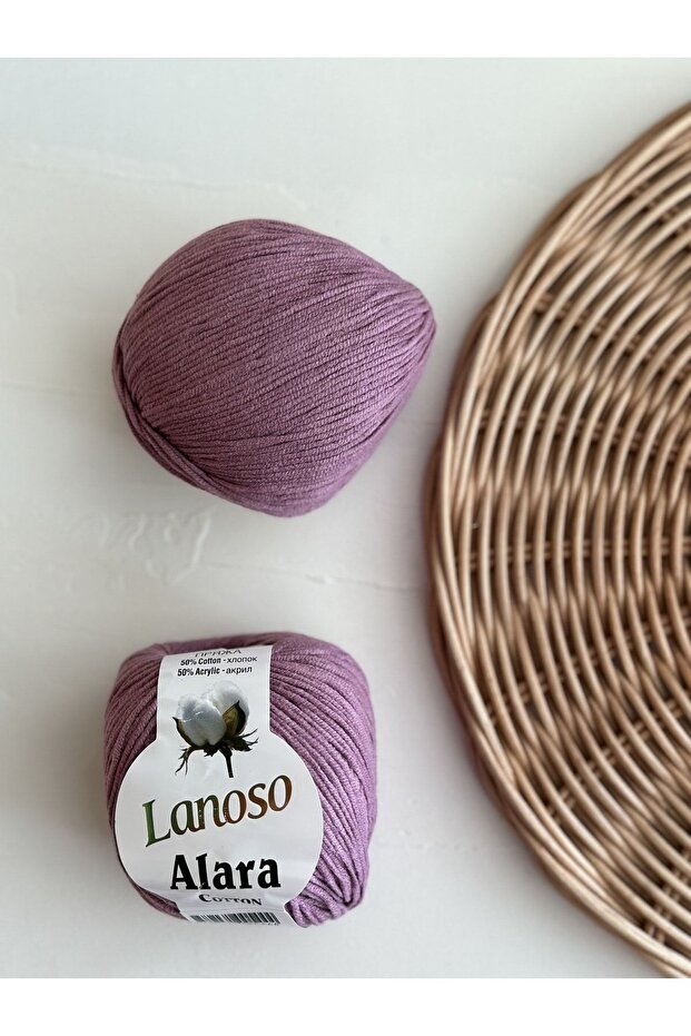 خيوط الحياكة اليدوية Alara Cotton 50 GR - رمز اللون: 978