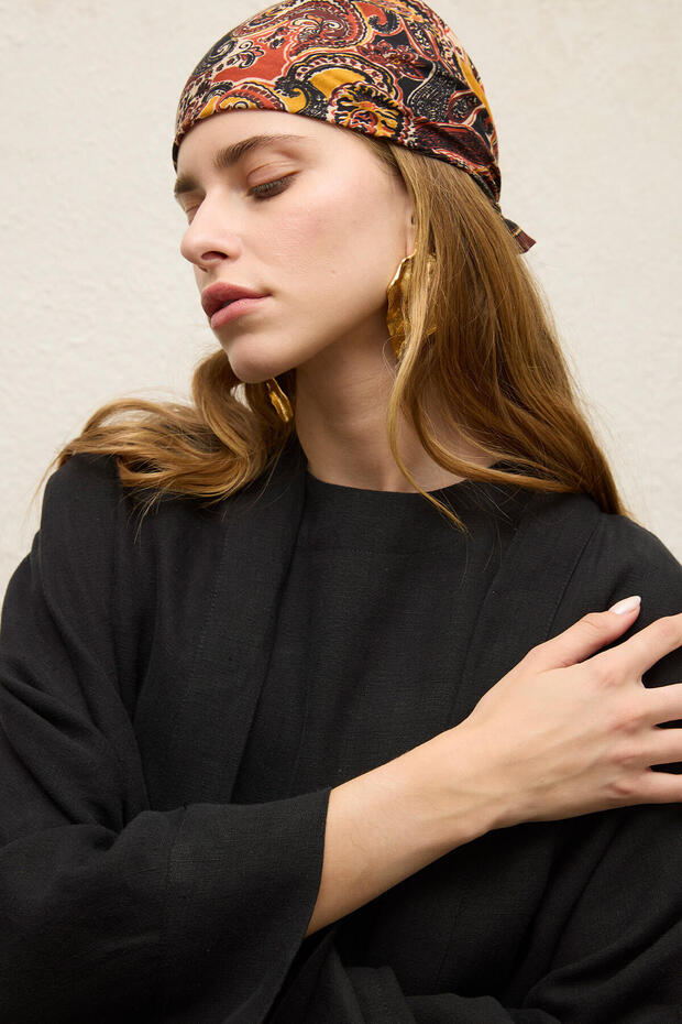 Хуст з бавовняним візерунком Paisley - 4