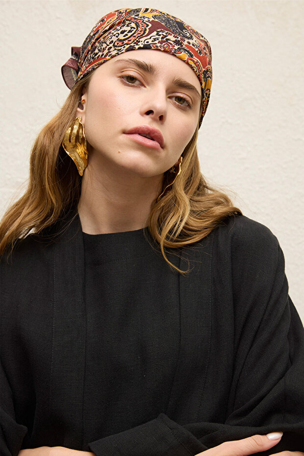 Хуст з бавовняним візерунком Paisley - 3