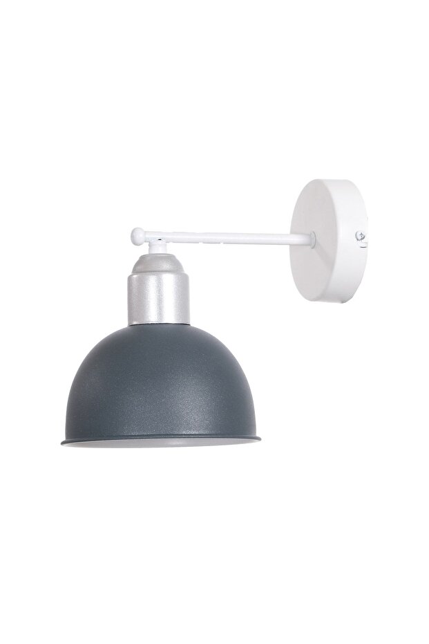 Cute White Modern Design Living Room - Kitchen - Bedroom Anthracite Gray Color Wall Sconce