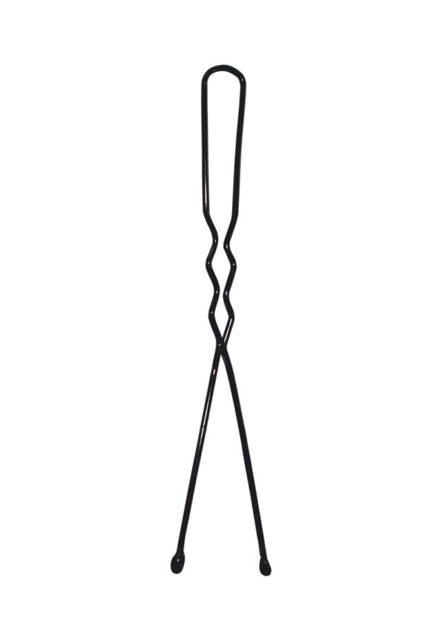 دبوس شعر أسود سميك 150 قطعة (مع مقبض) - 2