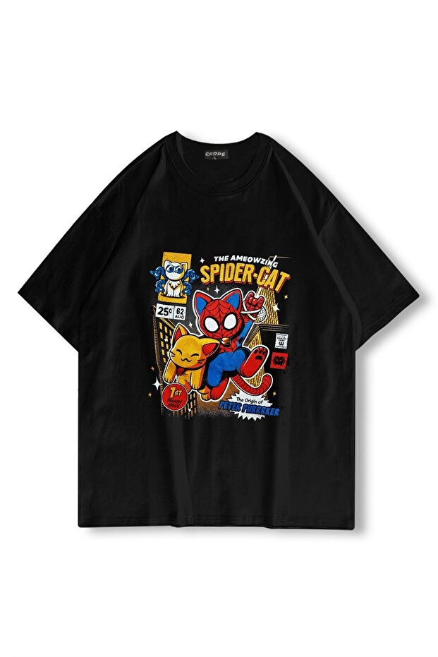 Cat Spider Oversize T-shirt - 1