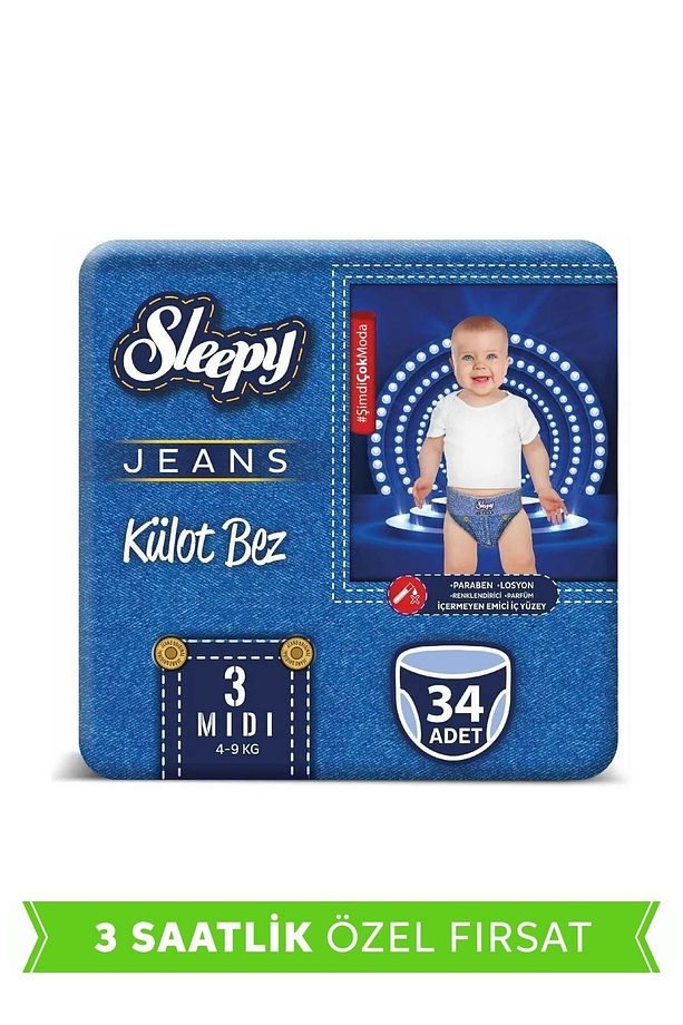 Külot Bez 3 Beden Midi 34 Adet - 6