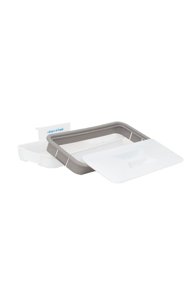 Kapaklı Çöp Poşeti Tutucu Aparat Lavabo Çöp Poşeti Tutucu - 2