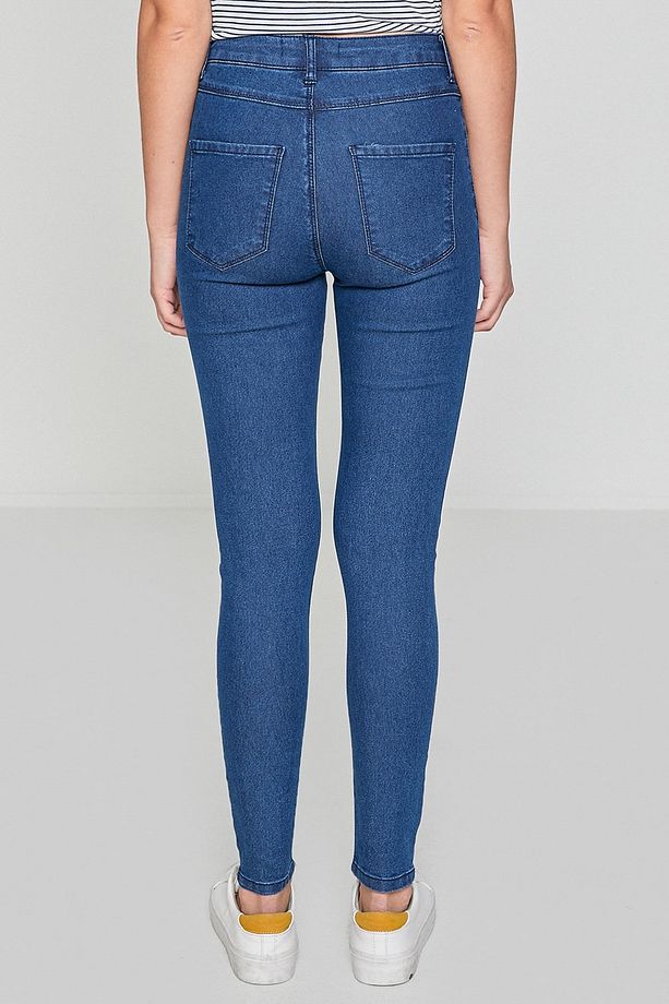 Kadın Mavi Kate Düşük Bel Skinny Jean 8YAK47637MD - 5