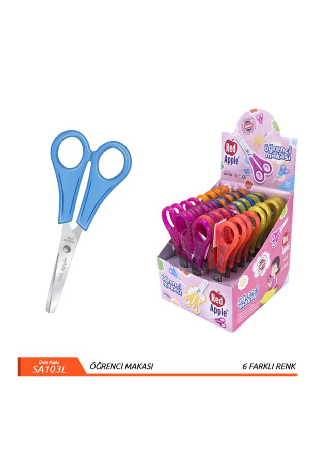 Sa103l Çelik Öğrenci Makası Simli 24-288 (ADET) - 1