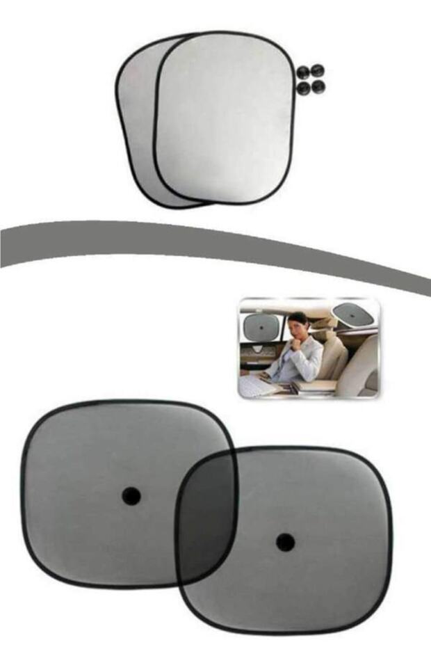 Auto Side Window Sunshade (2 Pieces) - 1