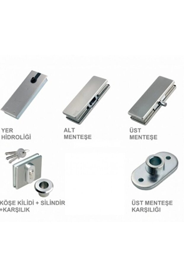 Hydraulic Motor Standard Detailed Set Kd-070/10-200, Glass Door Accessory Set
