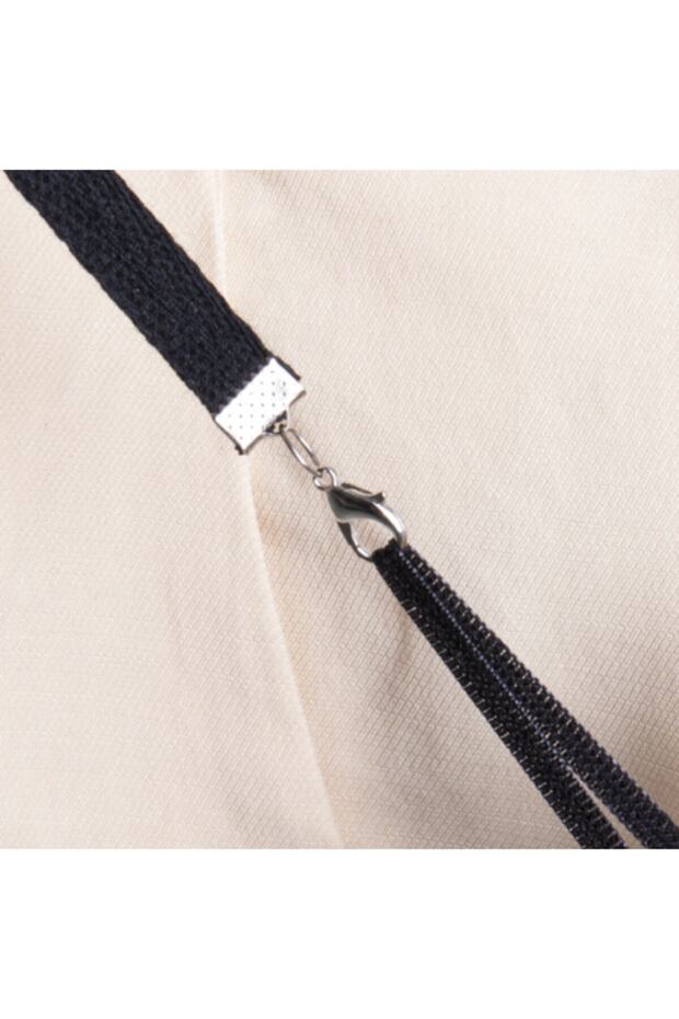 Maske Boyun Askısı Düz - Siyah - 3