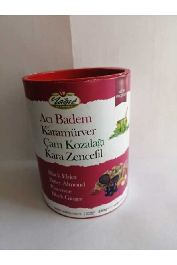 Bitkisel Macun Acı Badem Karamürver Çamkozalağı Kara Zencefil Macunu 240 gr - 1