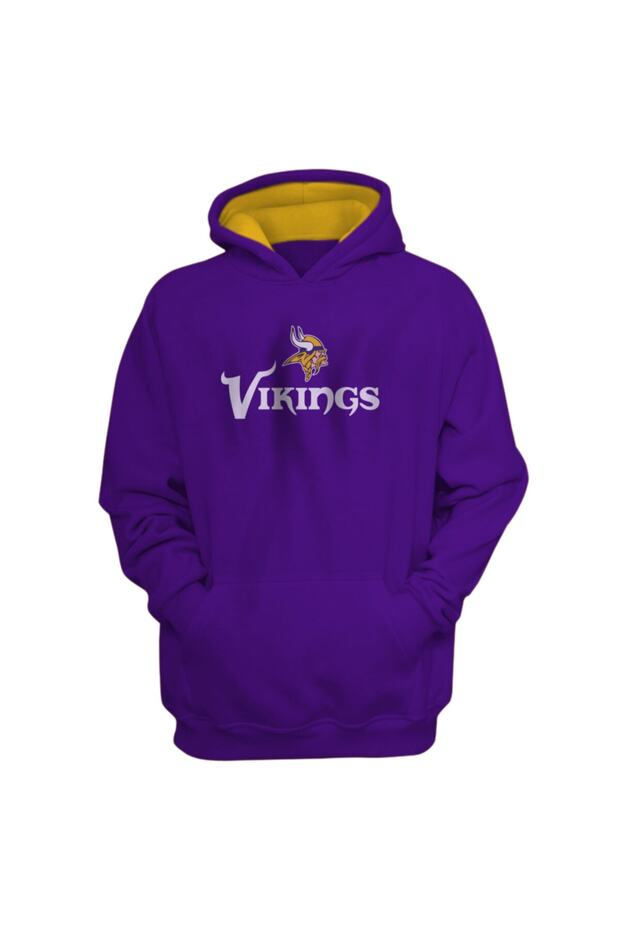 Erkek Mor Minnesota Vikings Sweatshirt - 1