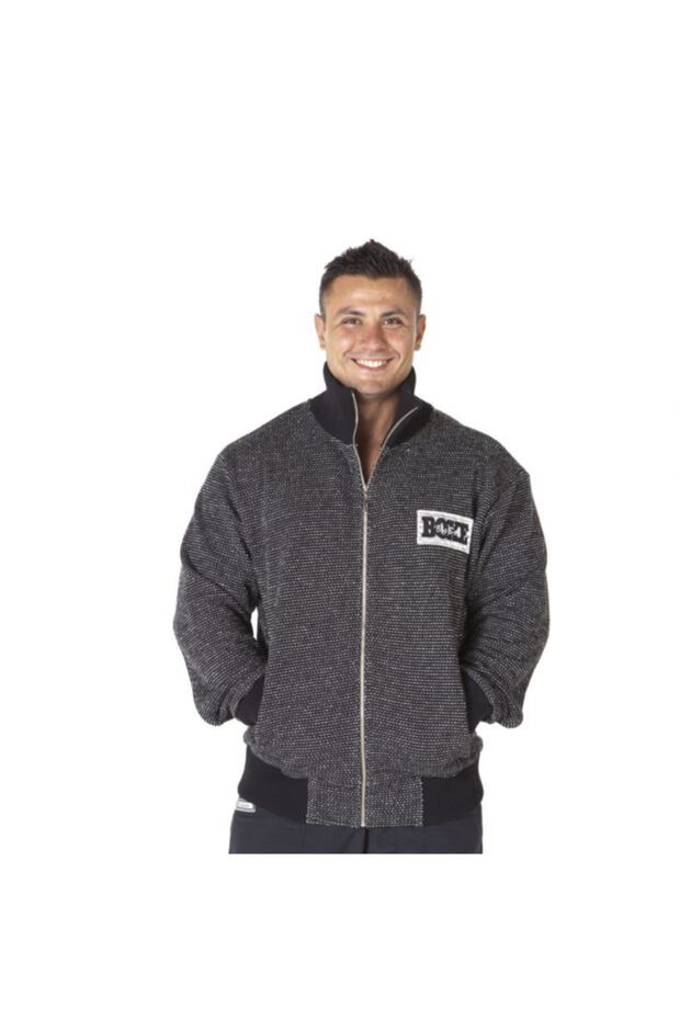 سترة رياضية شتوية سوداء للرجال