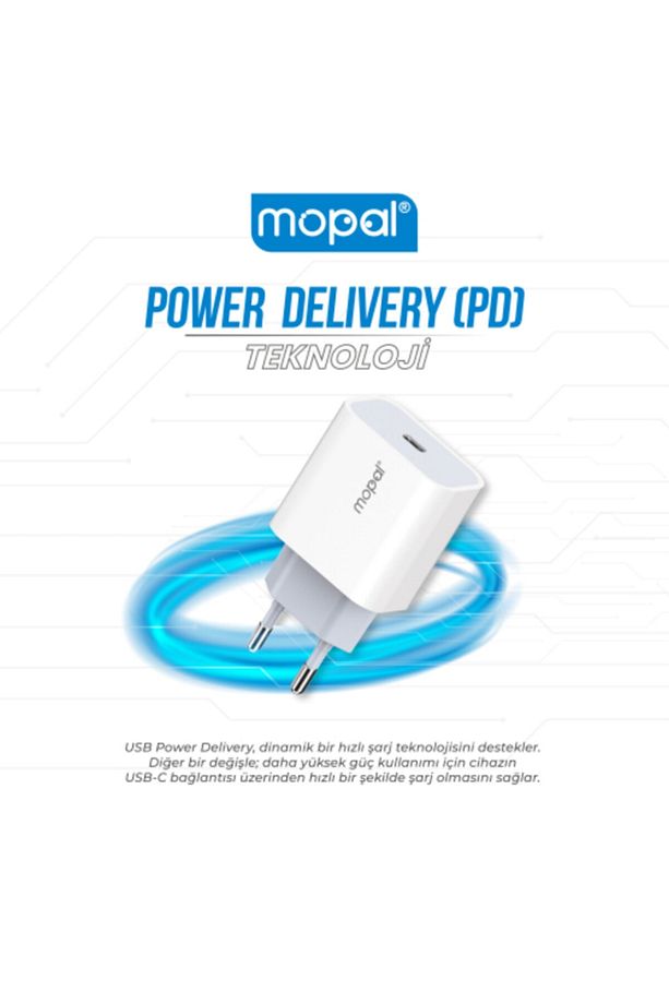 Mopal Iphone Yeni Nesil Type C Şarj Başlığı Ve Lightning Data Kablosu 5v 3a Pd18w M11 - 4